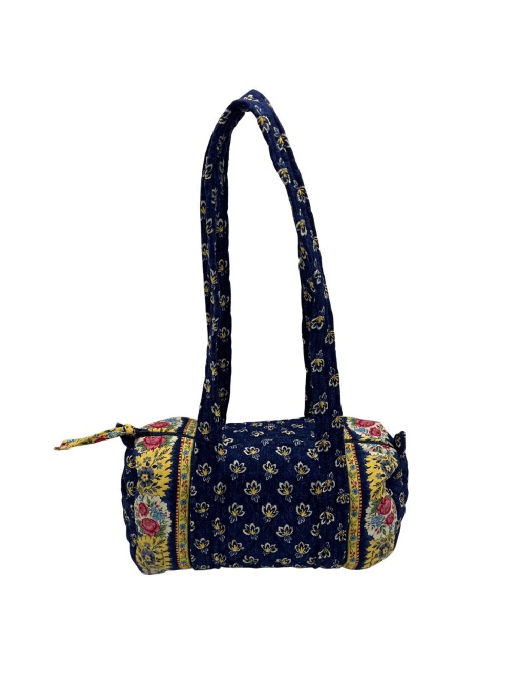 Vera Bradley Maison Blue Print Cotton Barrel Bag